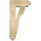 Ekena Millwork Olympic Arts and Crafts Rough Sawn Bracket w/ Offset Brace, Douglas Fir, 6"W x 14"D x 26"H BKT0604X14X26OLY03RDF - alternate 3
